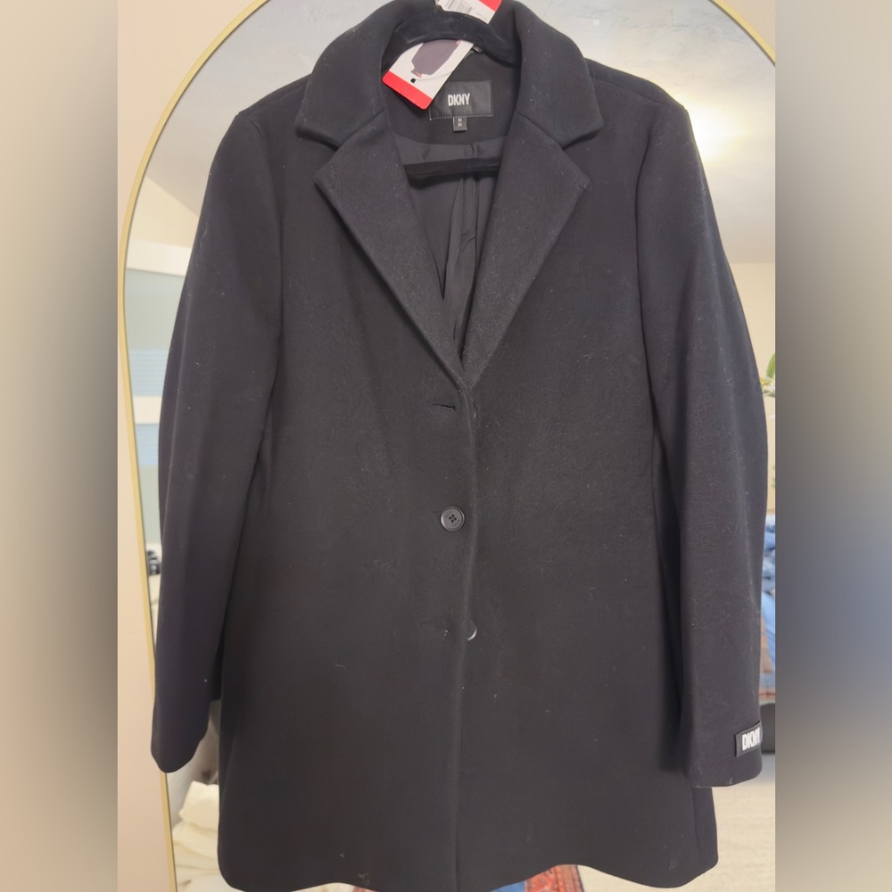 DKNY Women's Black Coat